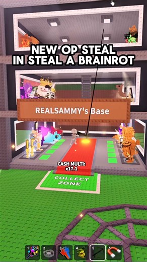New Insane Steal In Steal A Brainrot!😱 #stealabrainrot