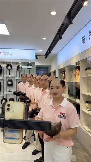 Chinese livestream wig sales are part demo, part theater.
