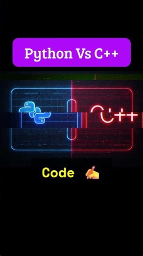 Python vs C++ ⚡ Which One Wins? #coding #python #programming