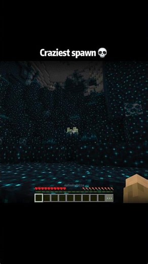 Minecraft warden cave spawn moments