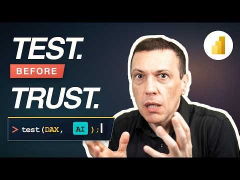 Testing DAX measures by using AI