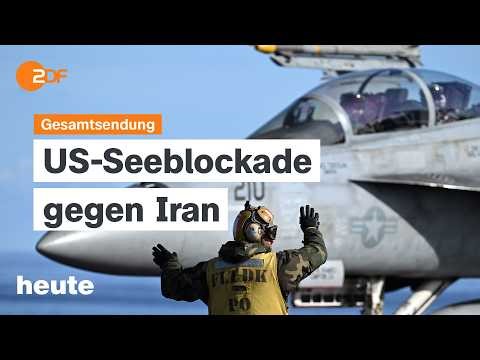 heute 19:00 Uhr vom 12.04.2026 USA blockieren Hormus, Wahlen in Ungarn