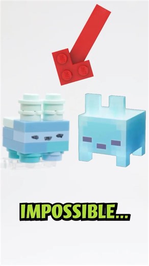This LEGO Minecraft Mob Might Be IMPOSSIBLE To Build... #lego #minecraft #shorts
