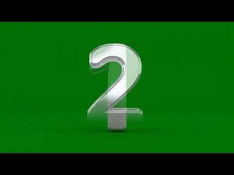 3 2 1 Green Screen Countdown | Countdown Green Screen Timer Overlay