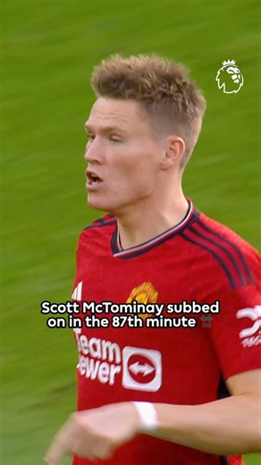 Off the bench to score two goals in four minutes for @ManUtd v Brentford 😮‍💨Scott McTominay. Super sub. ⚡️