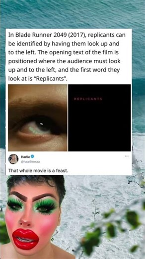 Blade Runner 2049 Replicant Eye Test Detail