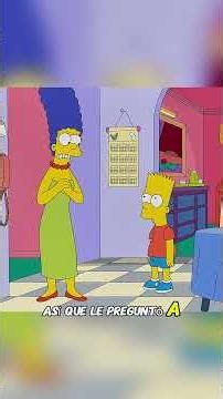 Bart construyó un tobogán de agua en el techo #lossimpson #thesimpsons #simpsons
