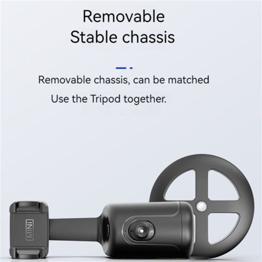 holder selfie stick video PTZ Smart AI Follow-Up Live rotation 360° Auto Face Tracking Phone Vlog | Lazada Philippines