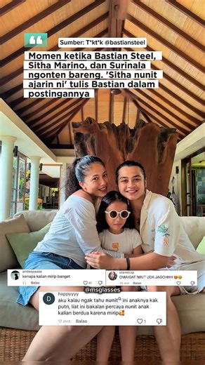Momen ketika Bastian Steel, Sitha Marino, dan Surinala ngonten bareng #viral #bastiansteel #surinala