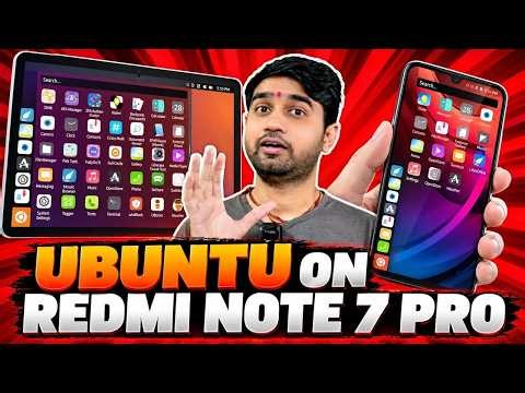 I have installed Ubuntu Touch os on Redmi Note 7 pro | Linux os on phone