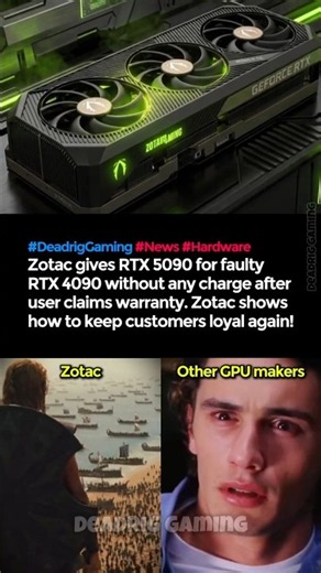 Zotac gives free RTX 5090 for RTX 4090 warranty claim