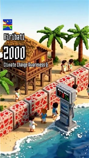 Kiribati: From Ancient Maneabas to Future Floating Cities! A Voxel Journey Through Time!