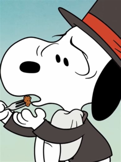 Bons modos merecem uma recompensa especial! 🍽️❤️ Assista Snoopy E Sua Turma na Apple TV #snoopy #charliebrown #peanuts #comida #amizade