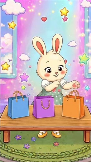 Which bag has the strawberry? #kids #kidsshorts #mimi #cartoon