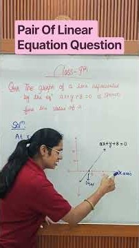 🔴 Pair of Linear Equations – Class 9 Maths ✅