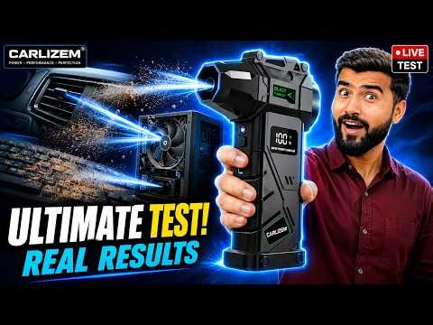 Carlizem 150000 RPM Air Duster Review | Real Test in Hindi 🔥
