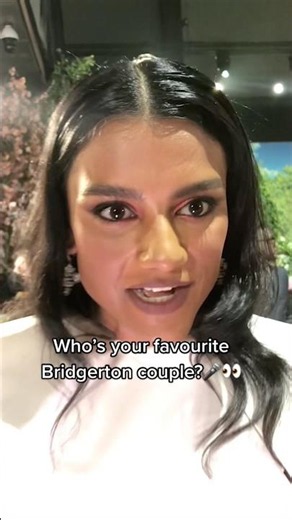 The 'Bridgerton' cast reveal their fave couple on the show 👀🐝 #shorts