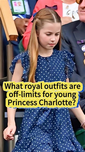 What royal outfits are off‑limits for young Princess Charlotte #charlotte #queenelizabeth