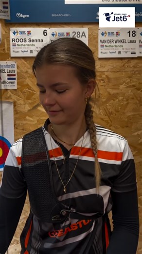 🇳🇱 1 week of shooting arrow, Laura van der Winkel with #jet6vanes