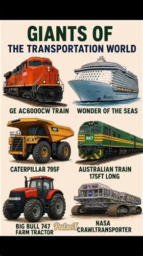 Giants of Transport That Will Shock You 🚂🚢 Biggest Machines Ever!