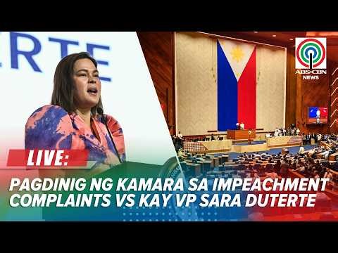 LIVE: House justice committee reviews draft report on VP Sara Duterte impeachment complaints | May 4