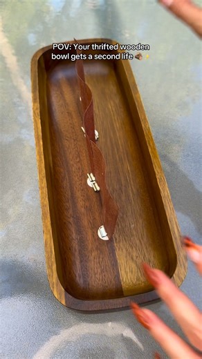 Thrift flip magic 🕯 Taking a simple wooden bowl and turning it into the coziest remembered candle. Candle making ASMR meets fall DIY décor 🍂 Perfect for tall decor DIY or a candle fireplace vibe. Sometimes the best transformations come from the simplest finds!#DIY #asmr #candlemaking | ThriftyweenQueen