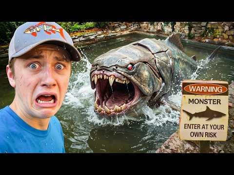 I Found a Secret ALIEN Fish Under an Abandoned Pool! | Bass Fishing Compilation