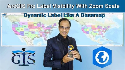 Auto Label Visibility Tricks in ArcGIS Pro Dynamic Label Like Basemap (Course: ArcGIS Pro Level 1) | Md. Shahriar Alam