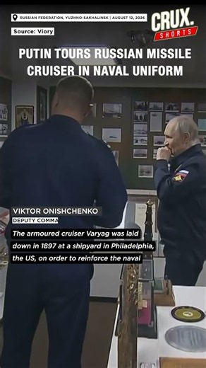 Putin Oversees Pacific Fleet Drills Aboard Russian Missile Cruiser