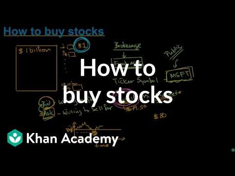How to buy stocks | Investments and retirement | Financial Literacy | Khan Academy