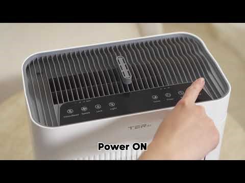 Operation: TER Air Purifier for Home Large Room Bedroom Up to 3000 Sq Ft with Washable Filters