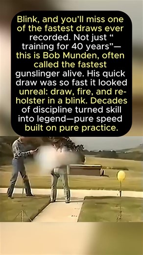 Bob Munden Fastest Gunslinger Alive | Quick Draw World Record Story