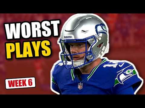 NFL Worst Plays of Week 6 (2026)