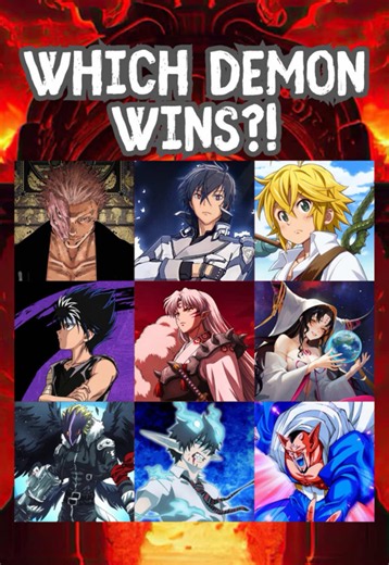 Which one of these anime/manga demon characters wins this fight?! Well at least Akuto Sai isn’t here 😂 #Anime #fyp #Demon #TikTokScaryHorrorContest #creatorsearchinsights