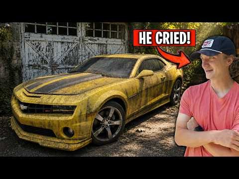 Restoring Deceased Grandpa's ABANDONED "Bumblebee" Camaro SS For His Grandson!