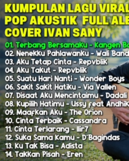 Kumpulan Lagu Pop Viral Akustik Ivan Sany 2026 | Full Album Cover IV
