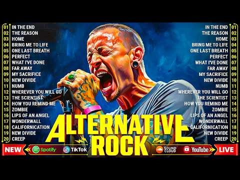 Alternative Rock Of The 90s 2000s ⚡⚡ Linkin Park, Creed, Audioslave, Hinder, Evanescence, Oasis
