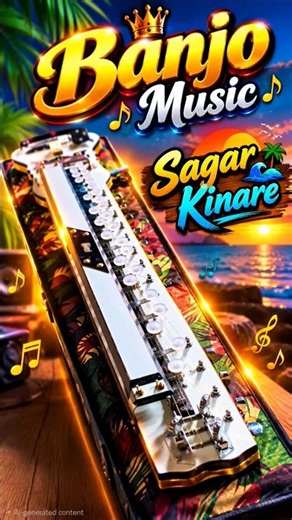 😍 sagar kinare banjo cover song #shorts #song #music