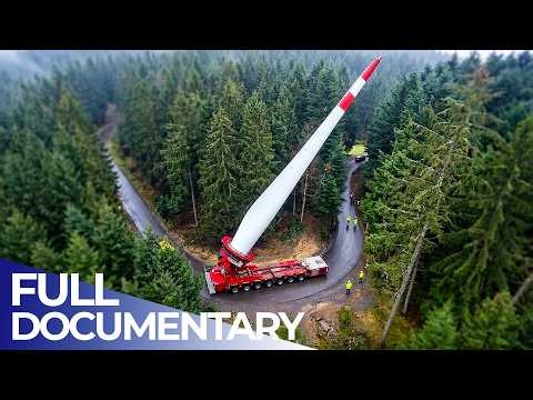 Extreme Transport: Moving a Giant Wind Turbine Blade Through Impossible Roads | FD Engineering