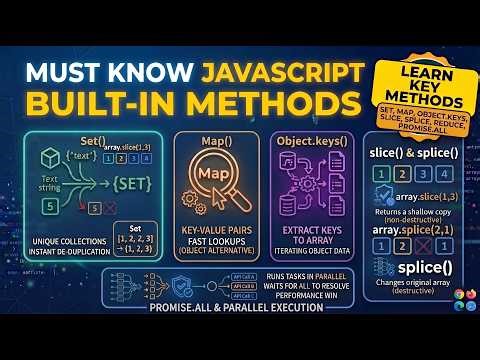 JavaScript slice(), splice(), Set, Map, Object.keys(), Promise.all() | Interview Questions + Example