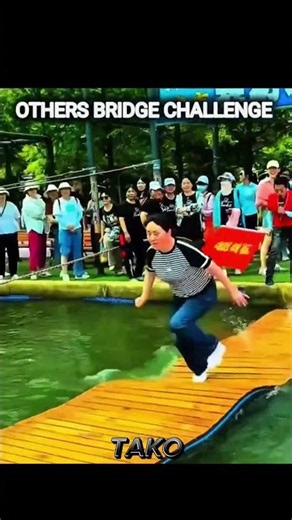 OTHERS BRIDGE CHALLENGE VS LAST ONE 😮😮 #tako #shorts #shortvideo #youtubeshorts