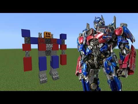 Optimus Prime Transformers Addon in Minecraft PE
