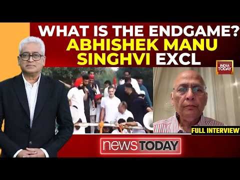 Congress Leader Abhishek Manu Singhvi On INDIA Bloc Protest March And Plea In SC Against EC & CEC