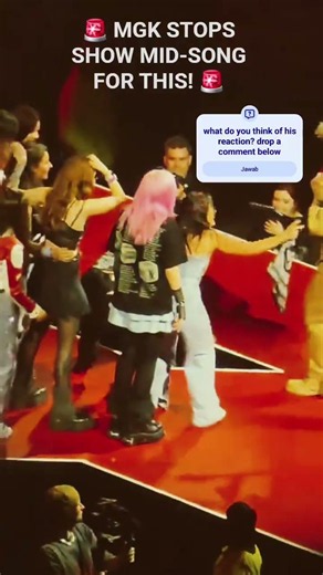 ​MGK proved he really cares about his fans 🥺 #machinegunkelly #concert #fail #shorts #youtubeshorts