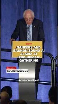 Sanders and Bannon sound AI alarm at ‘pro-human’ gathering