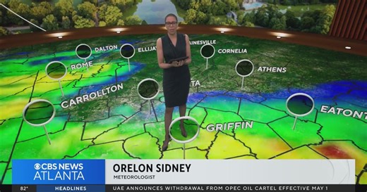 Rain cooling North Georgia off with more downpours on the way