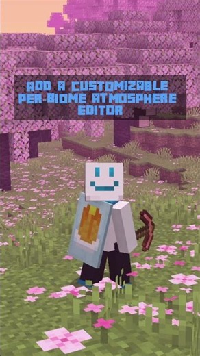 1 Day 1 Mod | ATMOSPHERICS is a mod that added a customizable per-biome atmosphere!! #minecraft