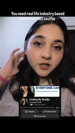 Data analytics for you! #codingbyshailja #dataanalyst #programming #datascience #python