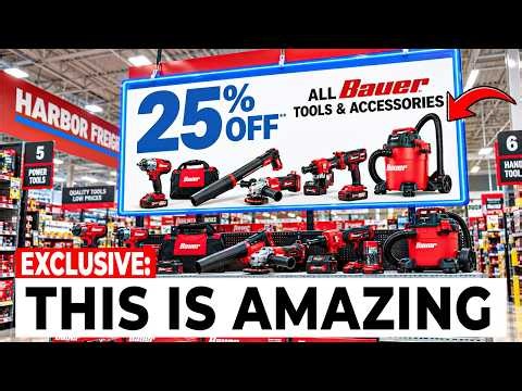 LEAKED: Harbor Freight Bauer Days Weekend Amazing Deal! | Here’s How You Can Save 25% On EVERYTHING!