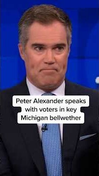 Peter Alexander makes MS NOW DEBUT: Speaks with voters in key Michigan bellwether
